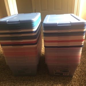 Sterilite Shoe/Craft Boxes